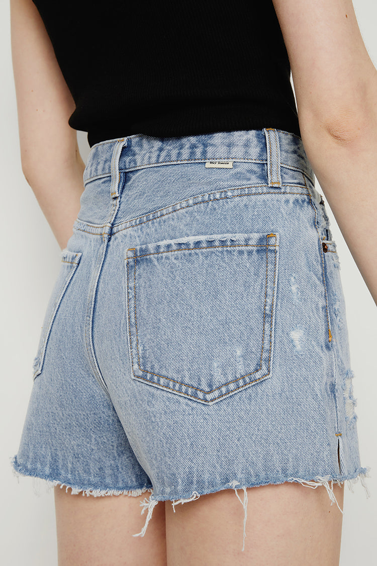 High Rise Denim Shorts HJ167 [FINAL SALE]